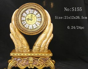 欧式仿古台钟 装饰时光的艺术品，从卧室到客厅的静音雅韵